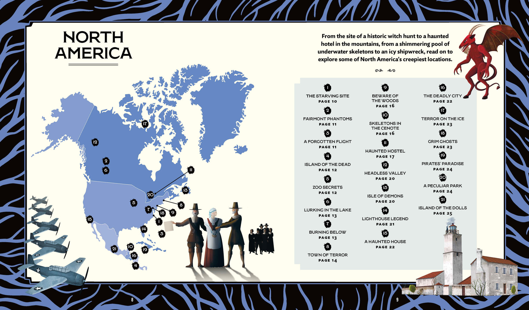 Atlas of Spooky Places - (North & South America edition)