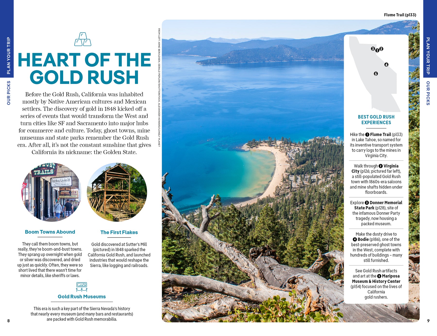 Lake Tahoe, Yosemite and Central California - Book