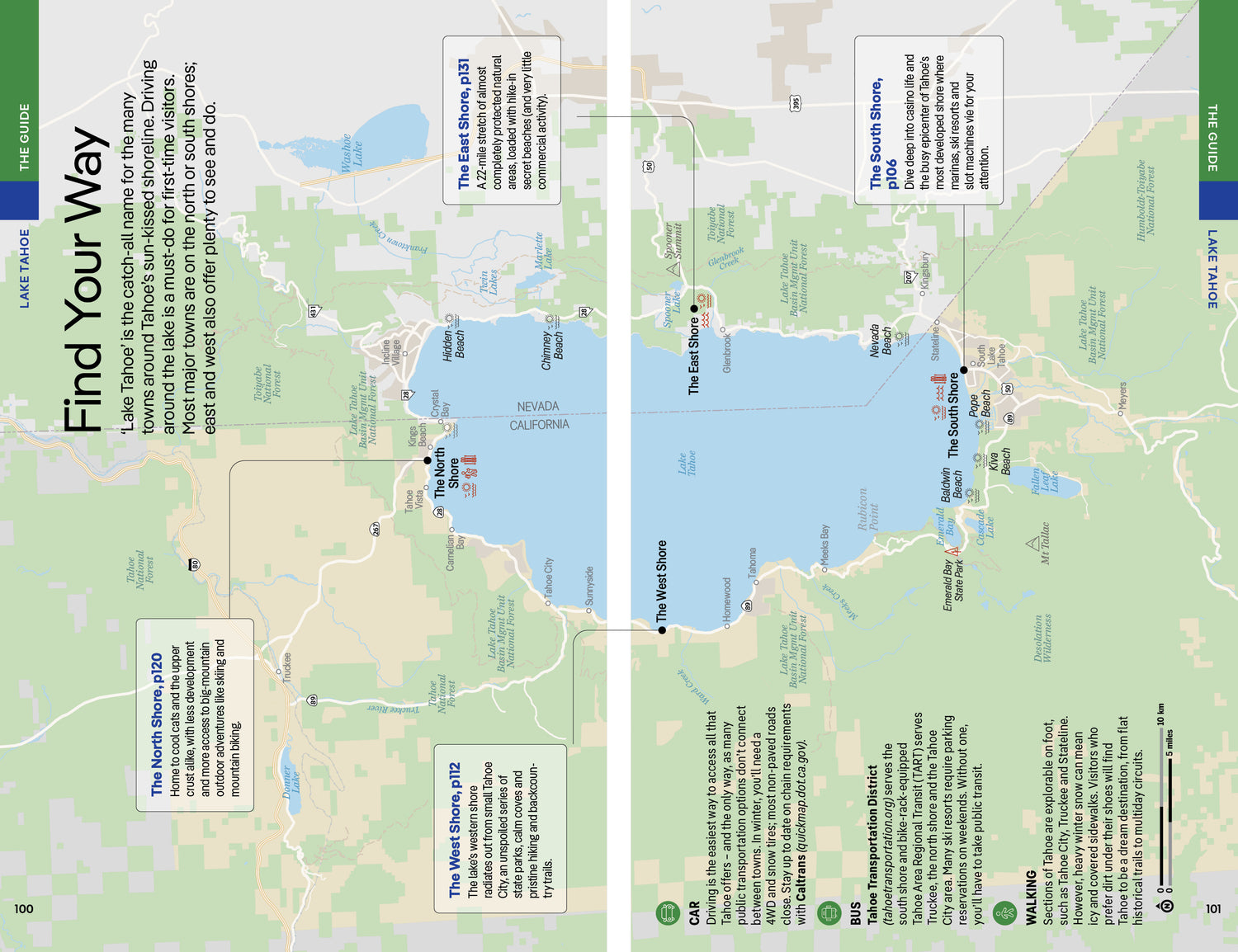 Lake Tahoe, Yosemite and Central California - Book