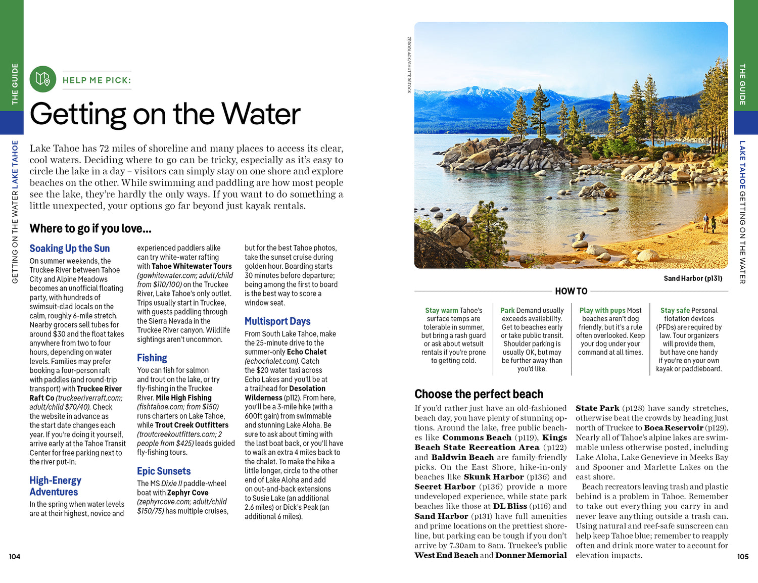 Lake Tahoe, Yosemite and Central California - Book