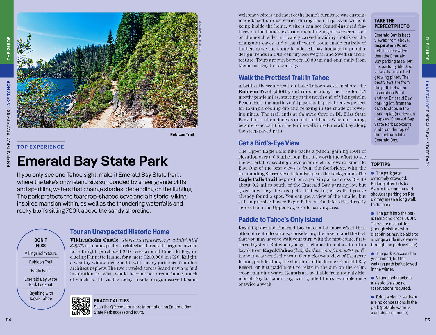 Lake Tahoe, Yosemite and Central California - Book