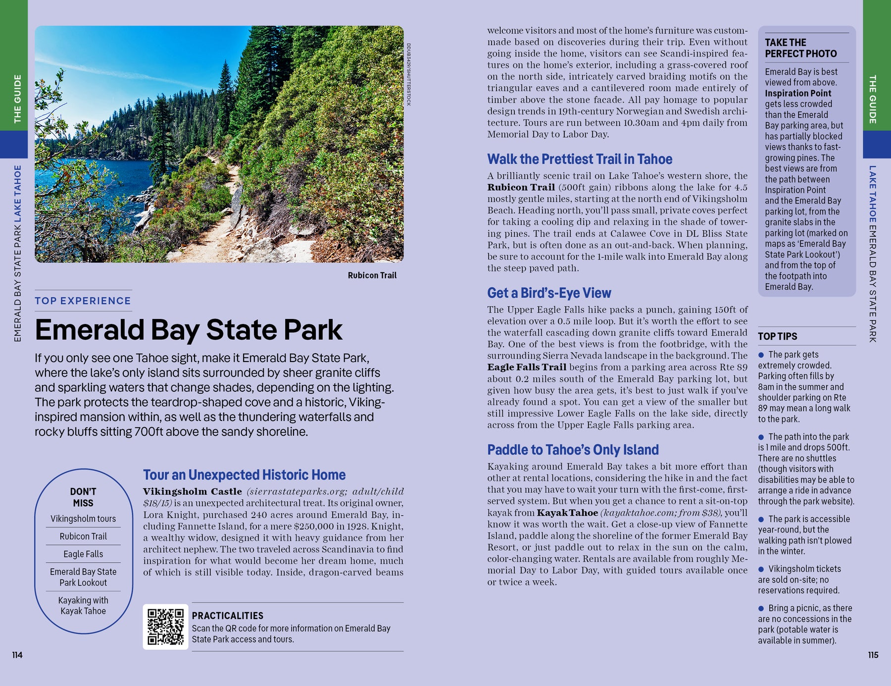 Lake Tahoe, Yosemite and Central California - Book