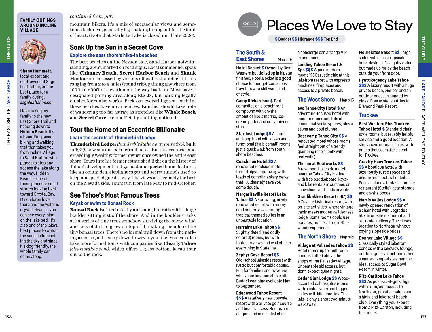 Lake Tahoe, Yosemite and Central California - Book