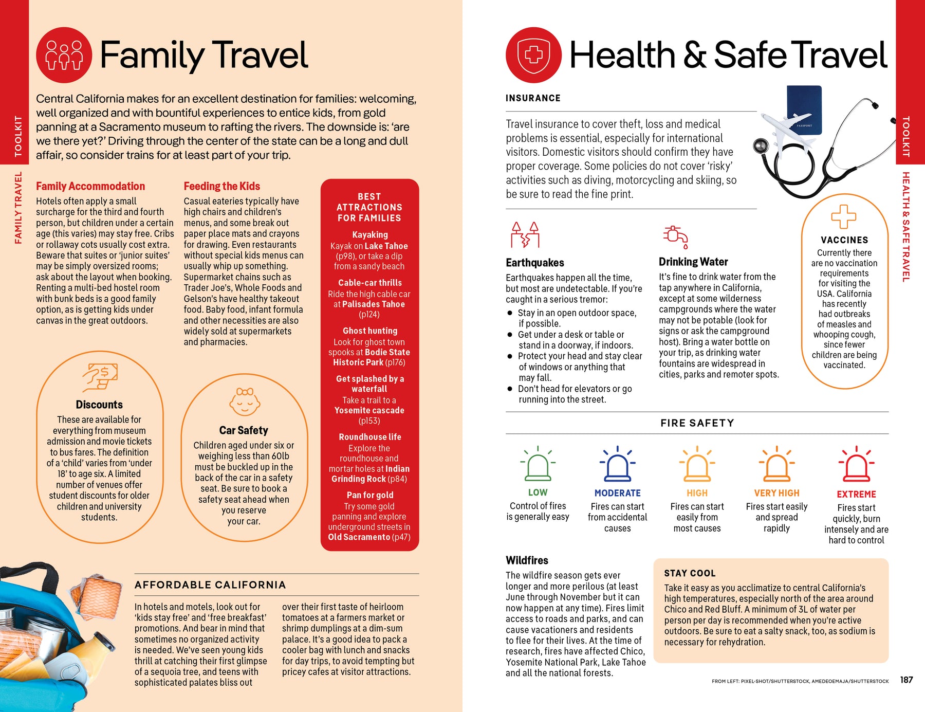 Lake Tahoe, Yosemite and Central California - Book