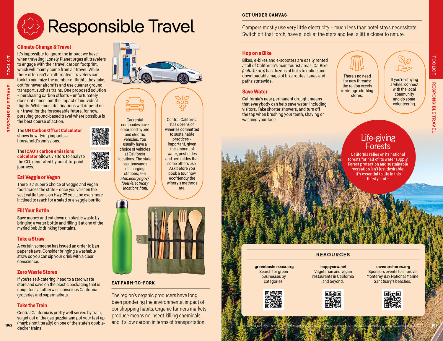 Lake Tahoe, Yosemite and Central California - Book