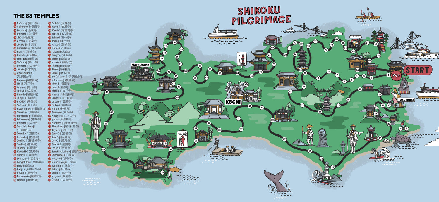 Journey Shikoku Pilgrimage - Book