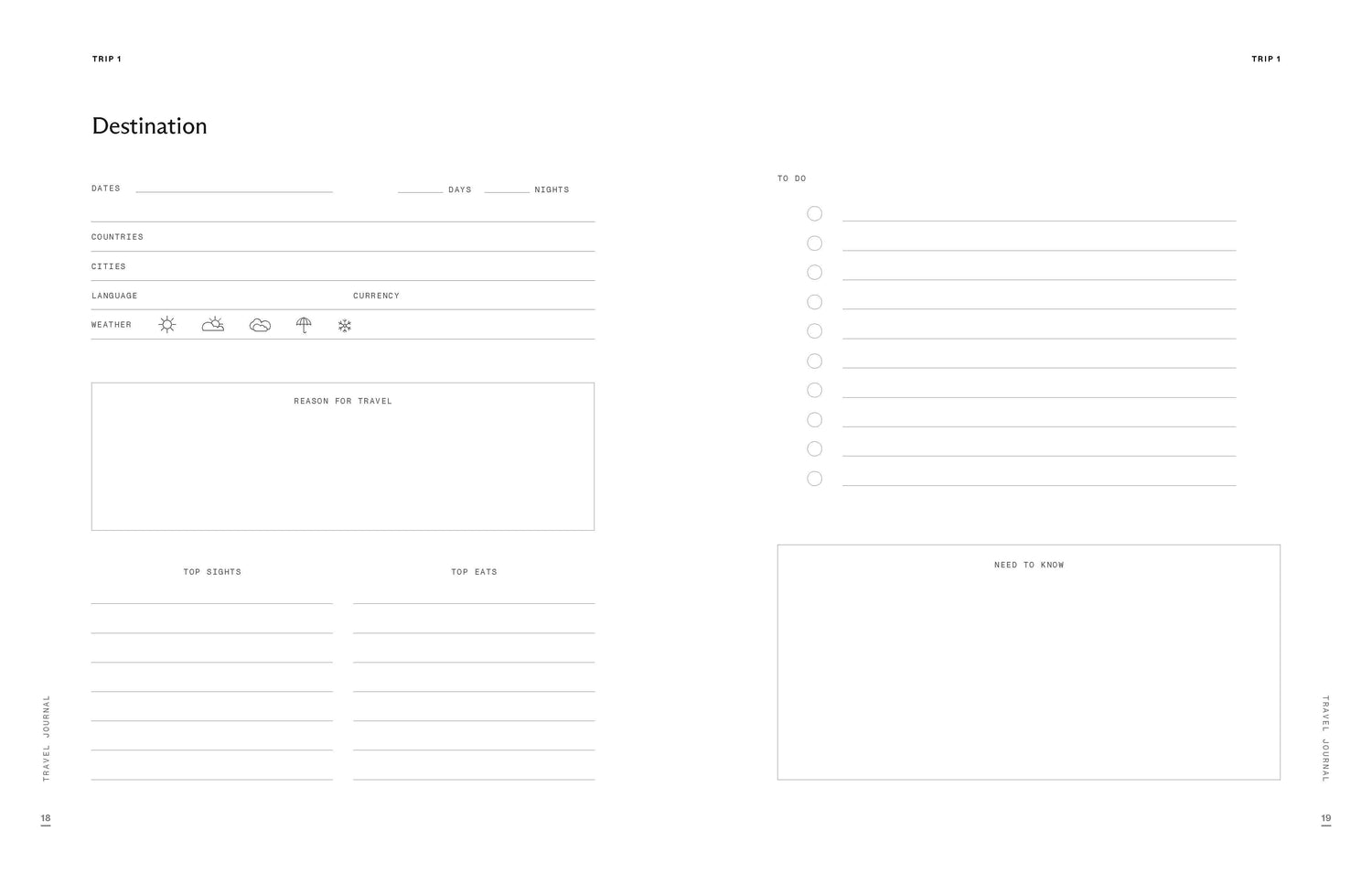 Lonely Planet's Travel Journal: Blue