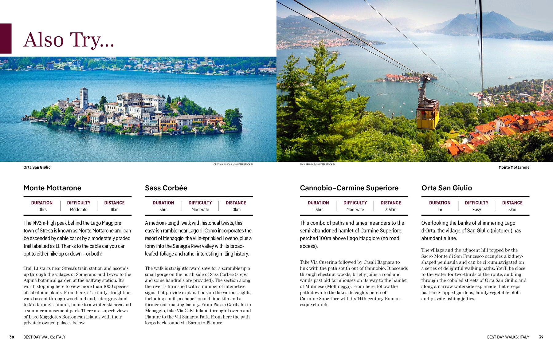 Best Day Hikes Italy - Book