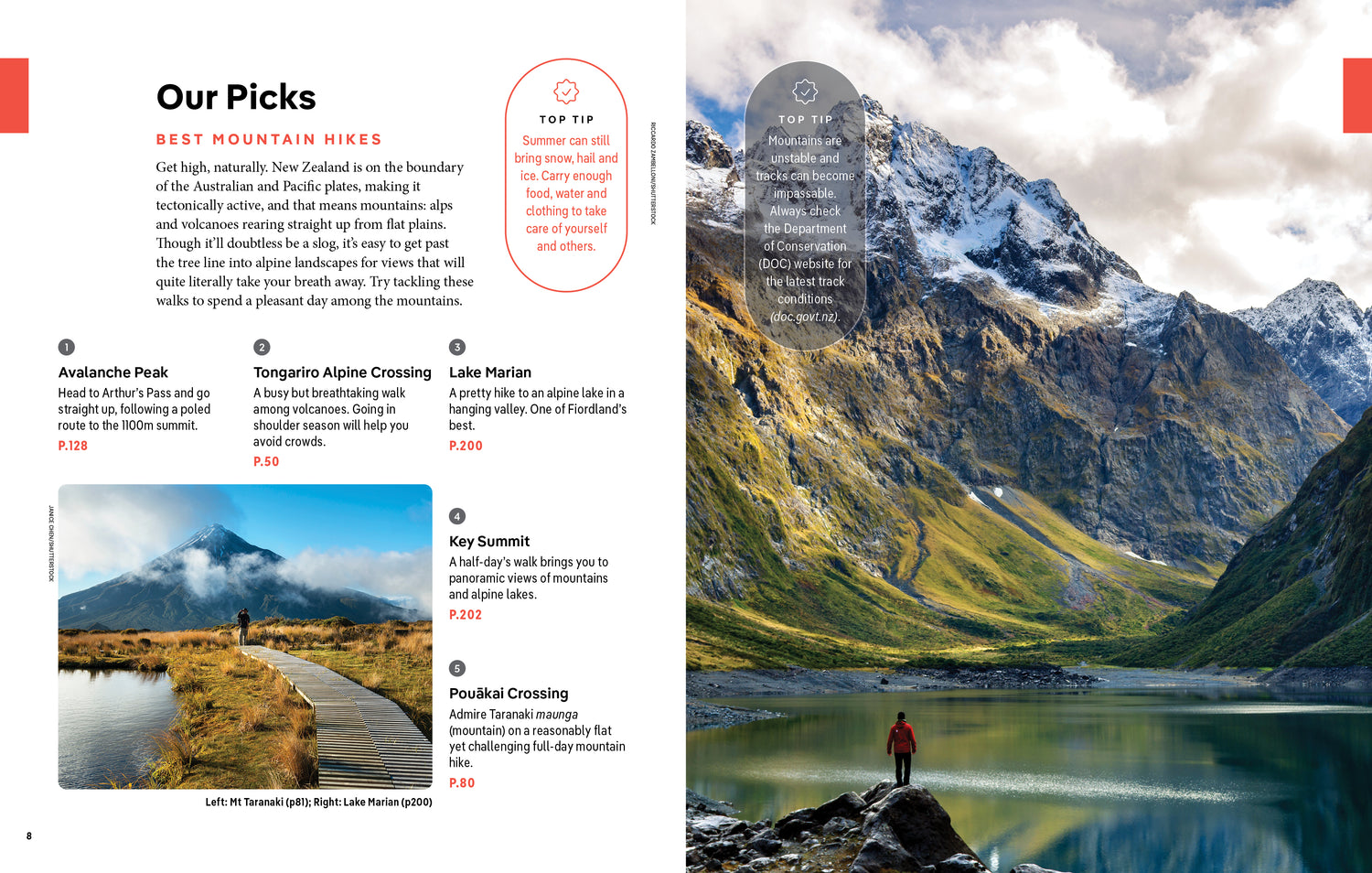 Best Day Hikes New Zealand - Book + eBook