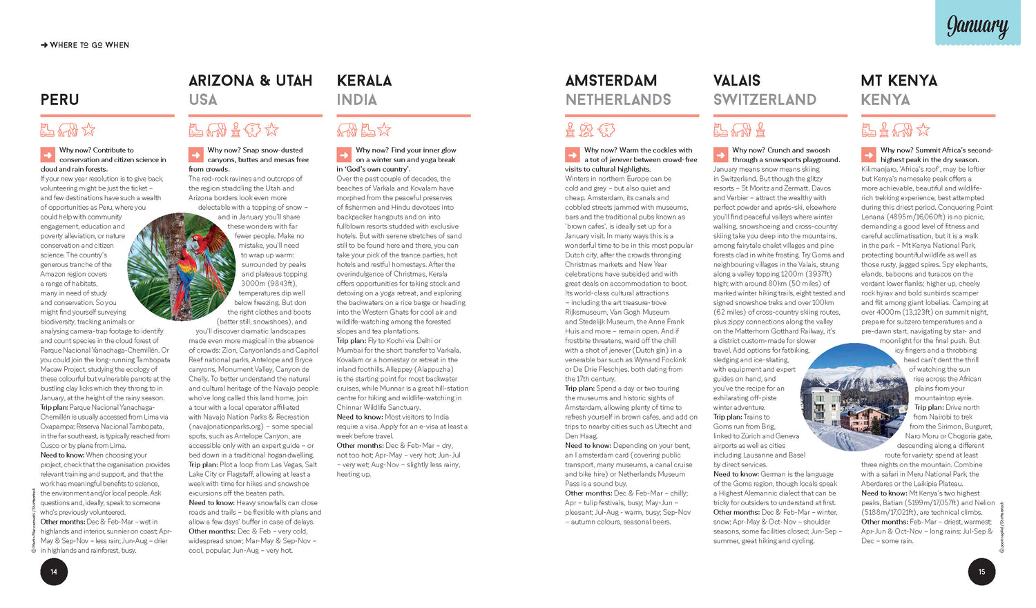 Lonely Planet's Where to Go When - Book