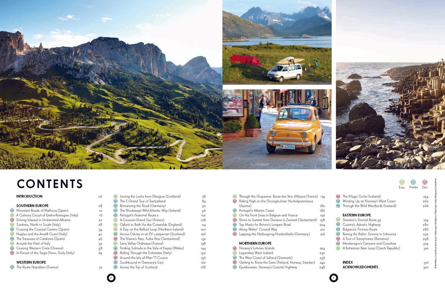 Epic Road Trips of Europe - Book