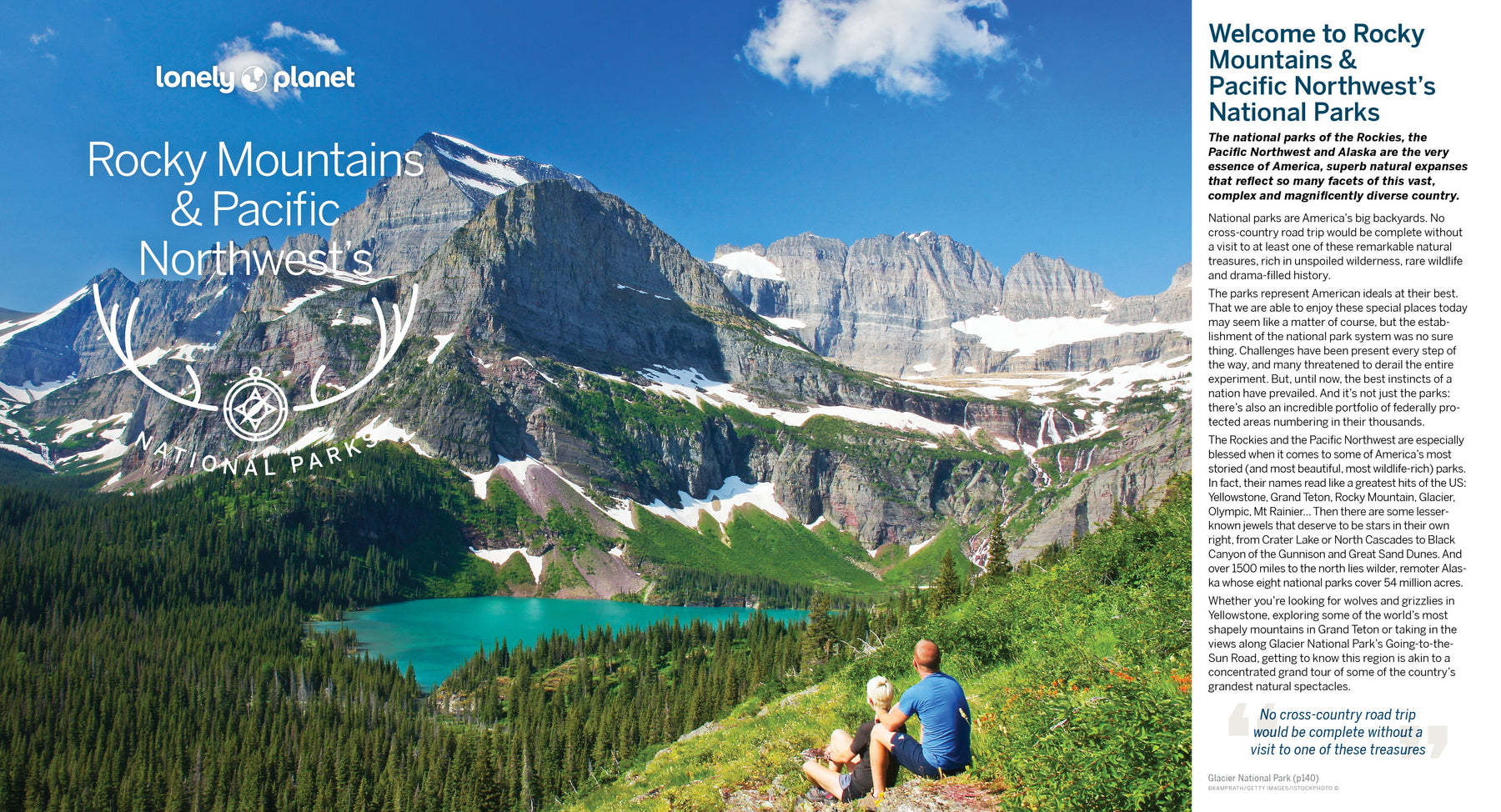 Rocky Mountains & Pacific Northwest's National Parks - Book