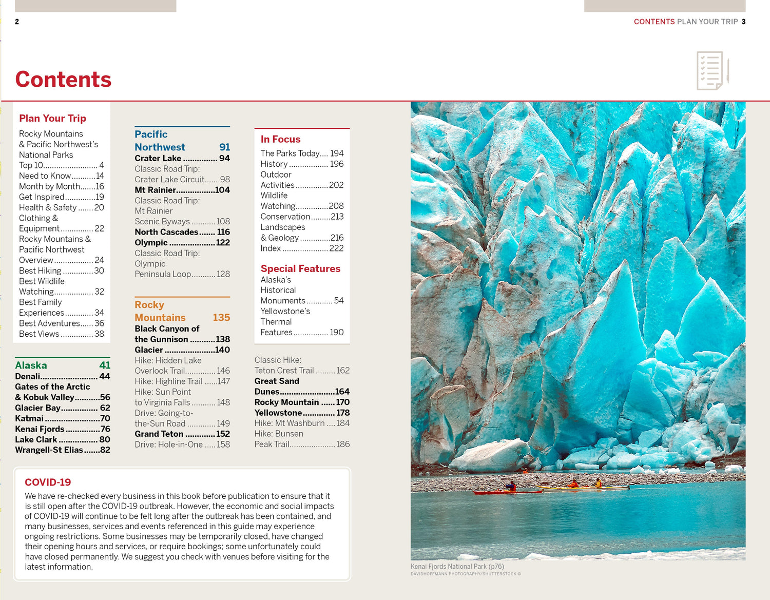 Rocky Mountains & Pacific Northwest's National Parks - Book