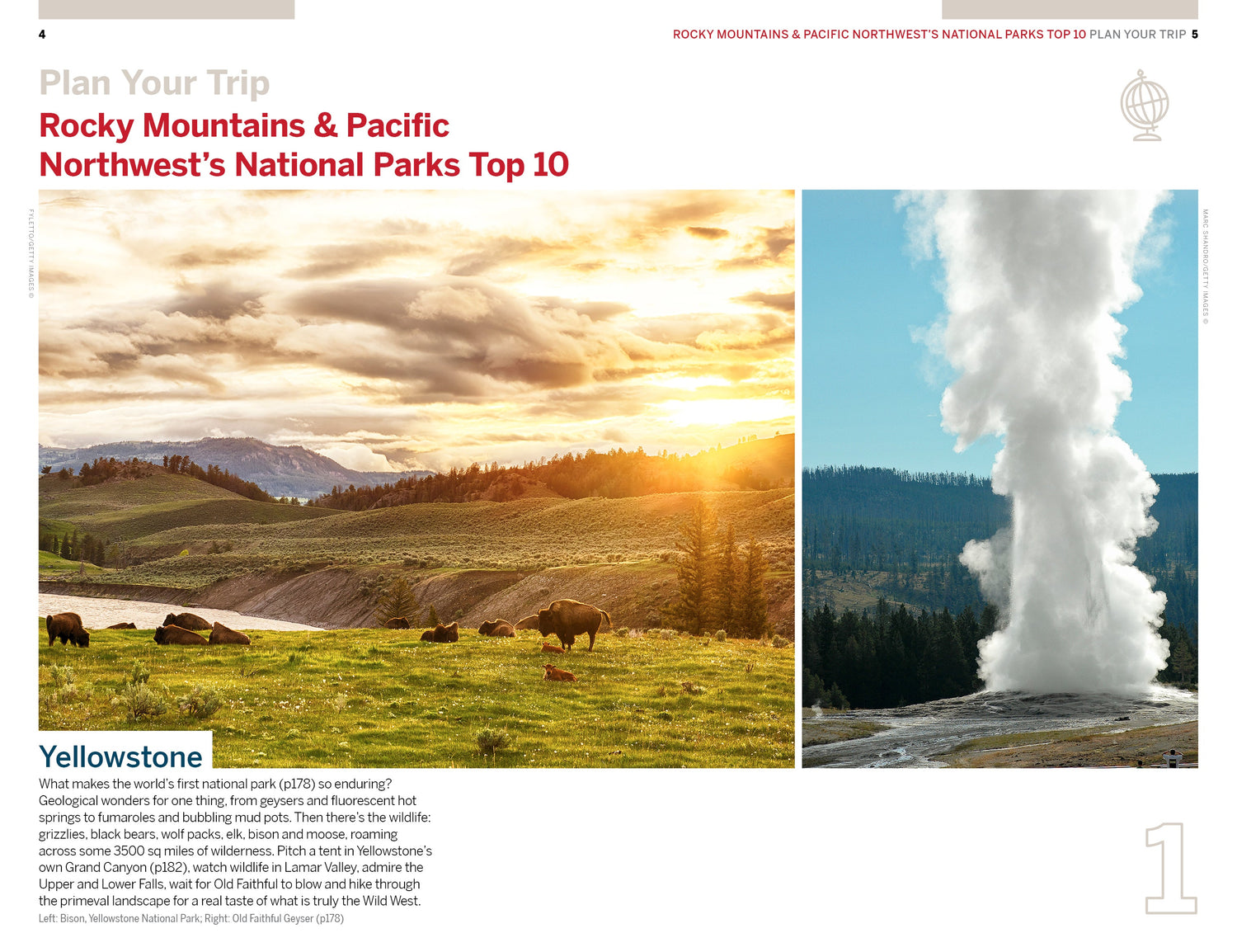 Rocky Mountains & Pacific Northwest's National Parks - Book