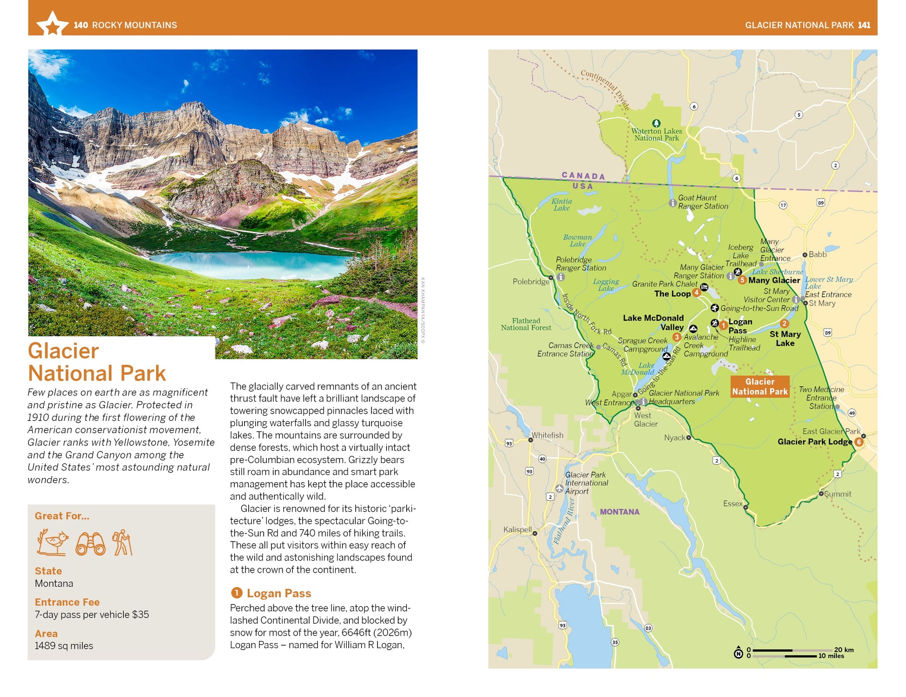 Rocky Mountains & Pacific Northwest's National Parks - Book + eBook