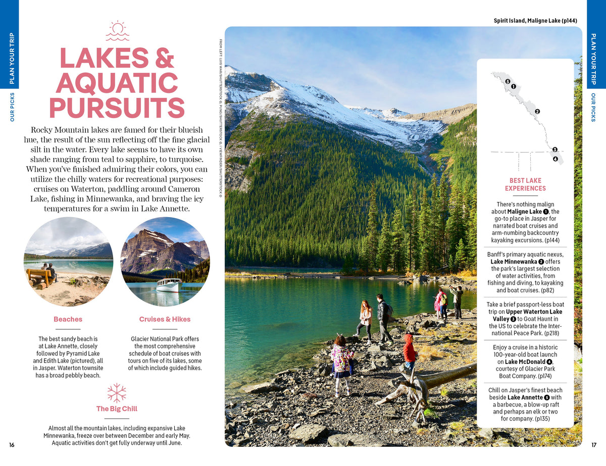 Banff, Jasper and Glacier National Parks Book