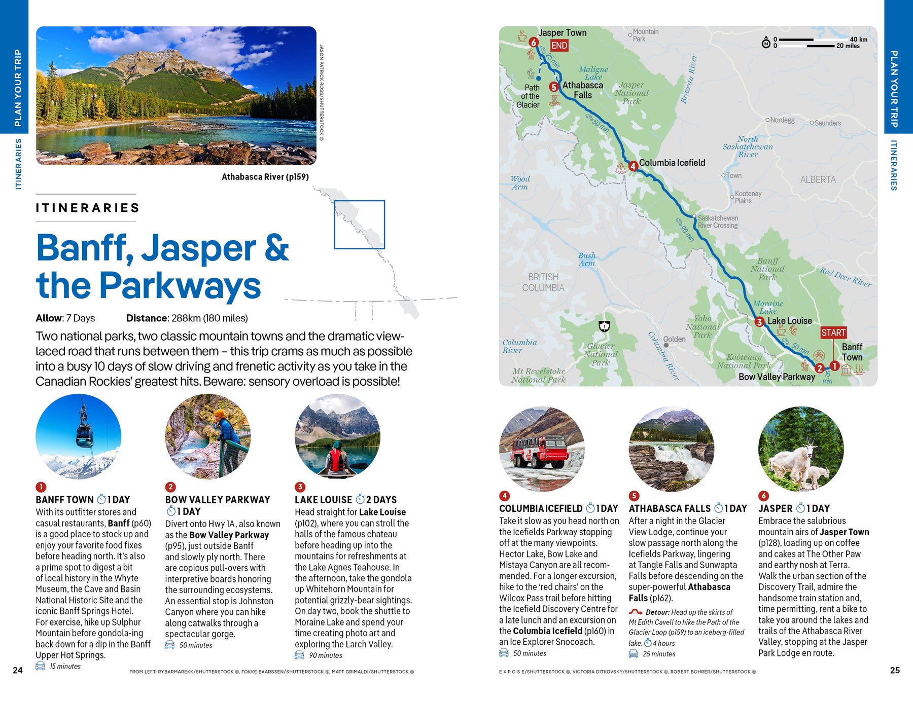 Banff, Jasper and Glacier National Parks - Book + eBook