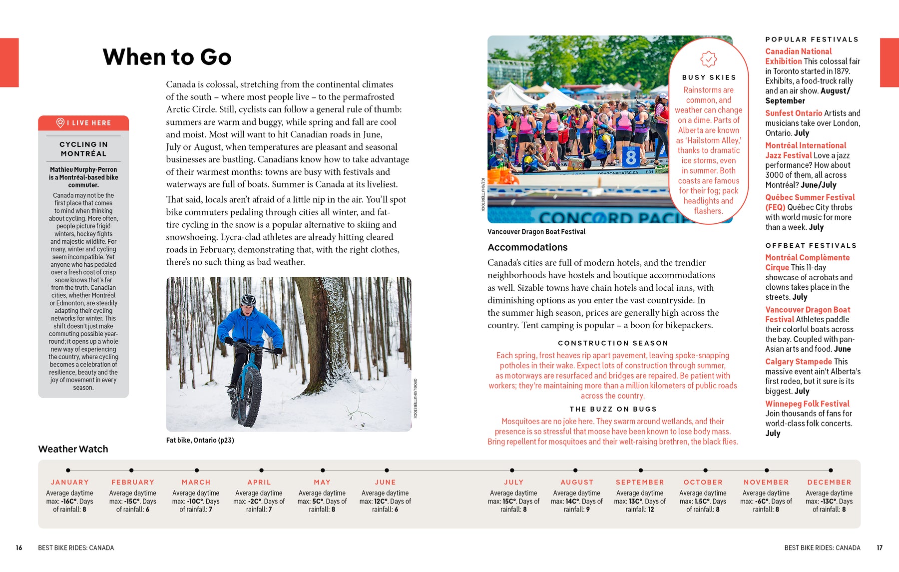 Best Bike Rides Canada - Book