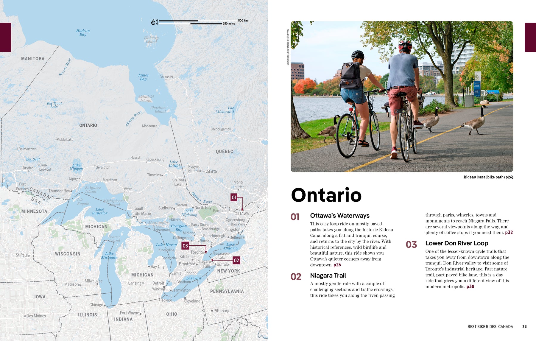 Best Bike Rides Canada - Book