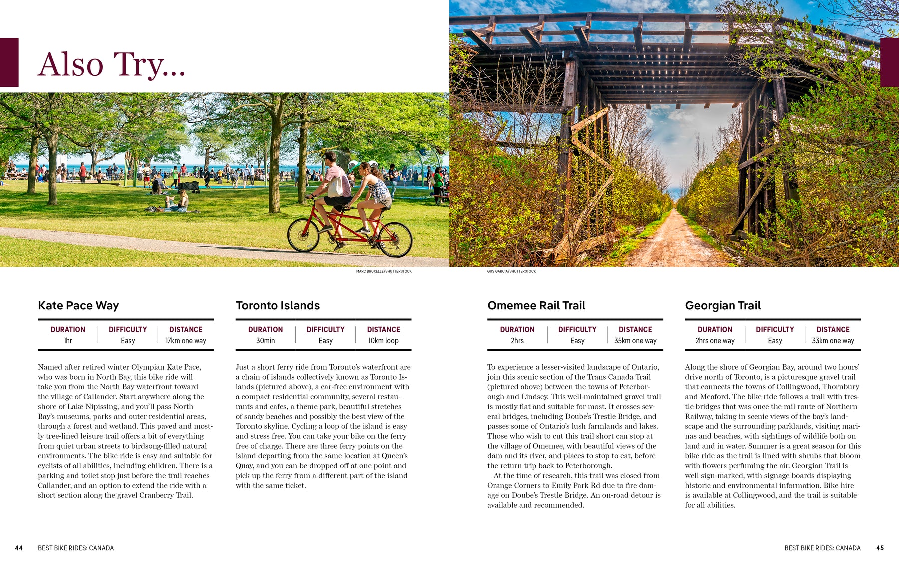 Best Bike Rides Canada - Book