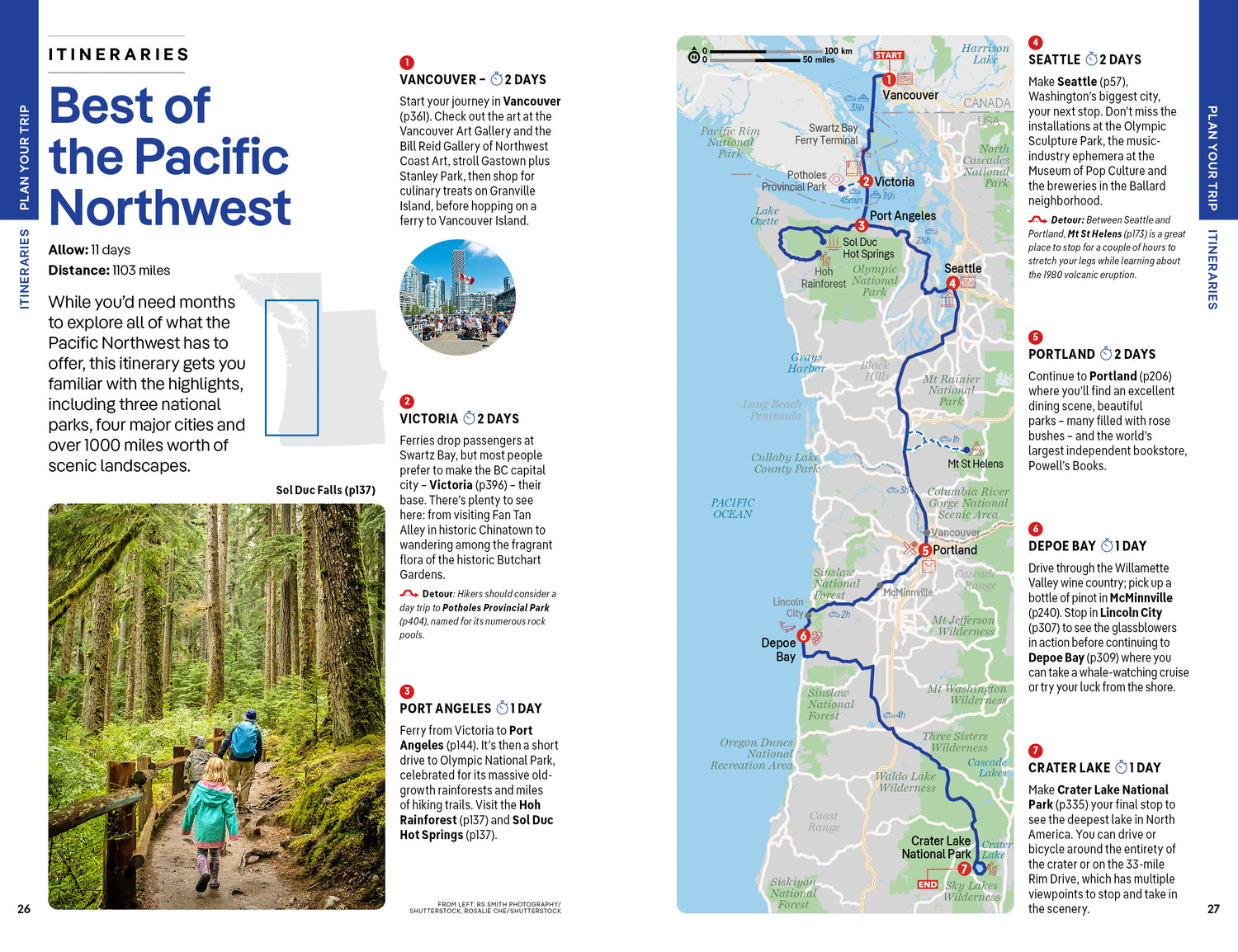 Washington, Oregon & the Pacific Northwest - Book