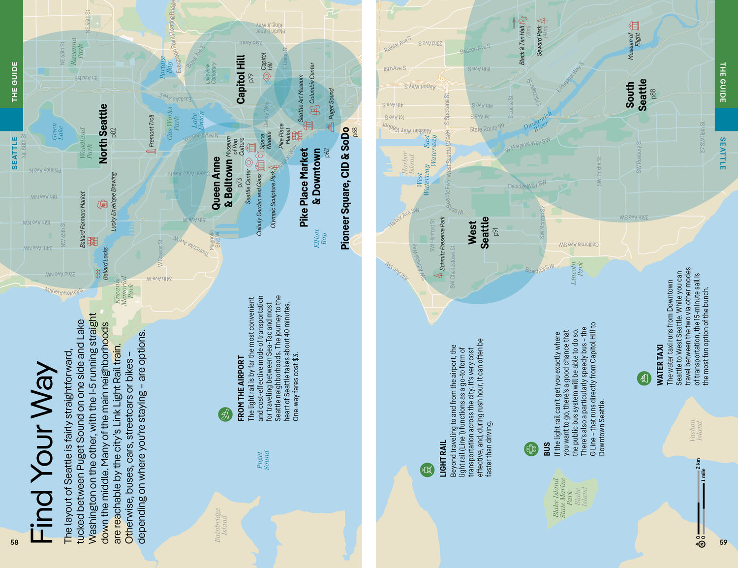 Washington, Oregon & the Pacific Northwest - Book