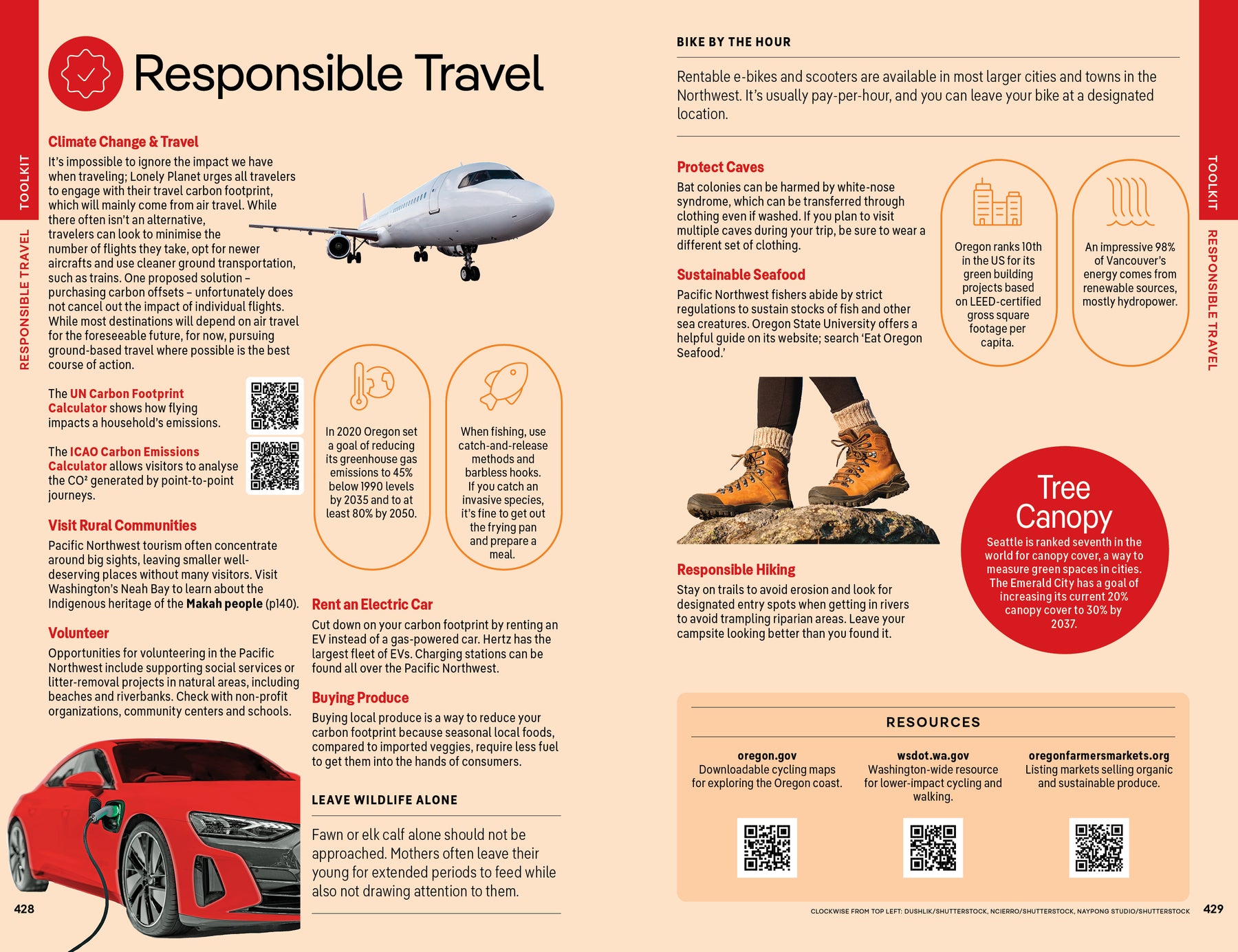 Washington, Oregon & the Pacific Northwest - Book