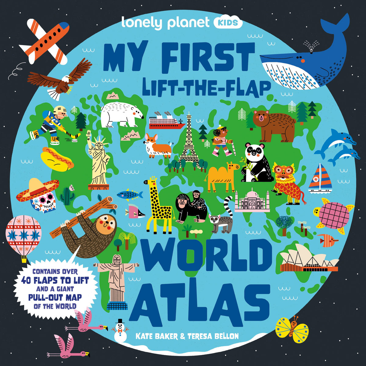 THE WORLD ATLAS FLIP CHARTS By Kohwai & Young Publications 19.5 inches Tall
