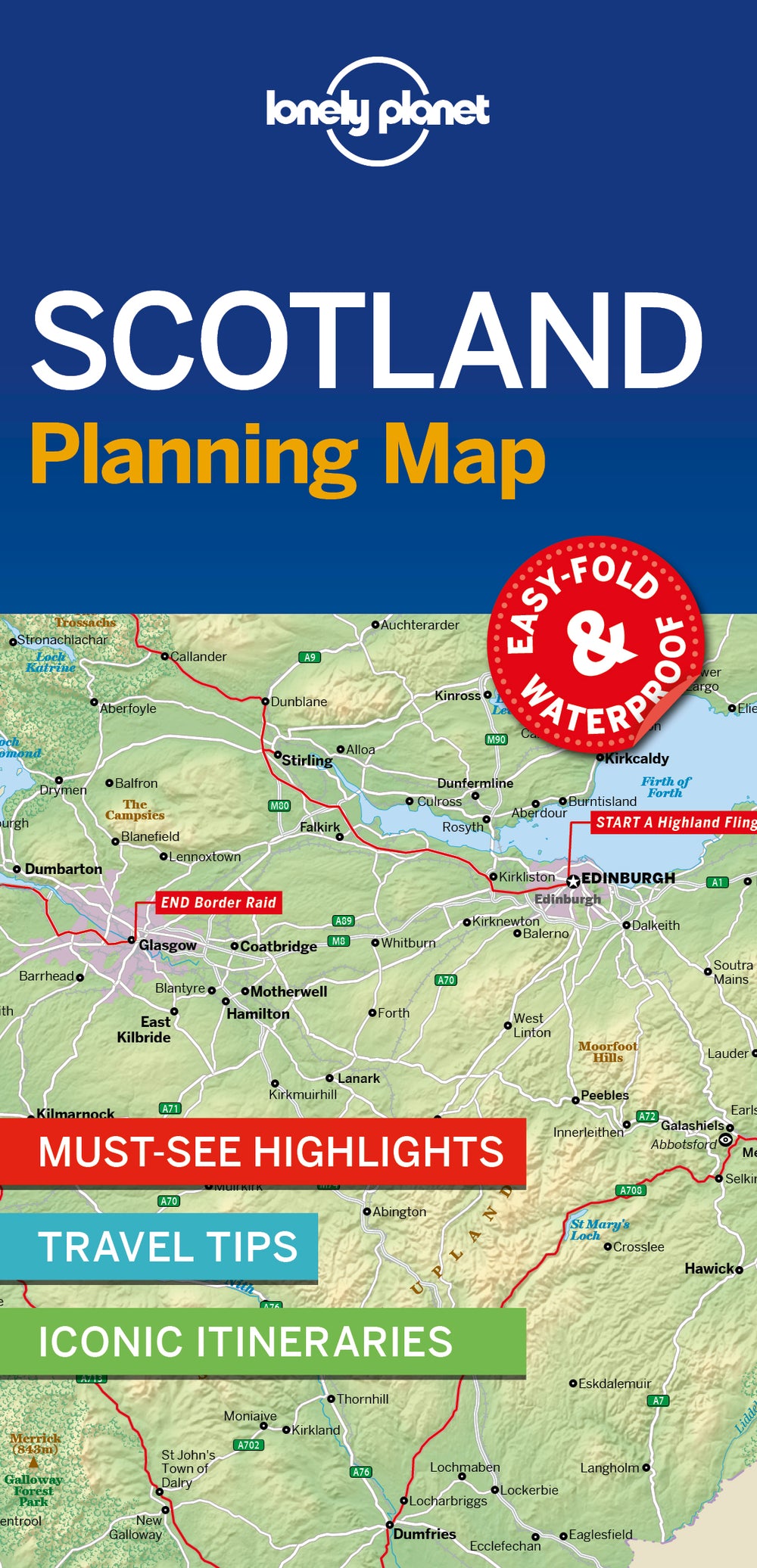 Scotland Planning Map - Lonely Planet Online Shop